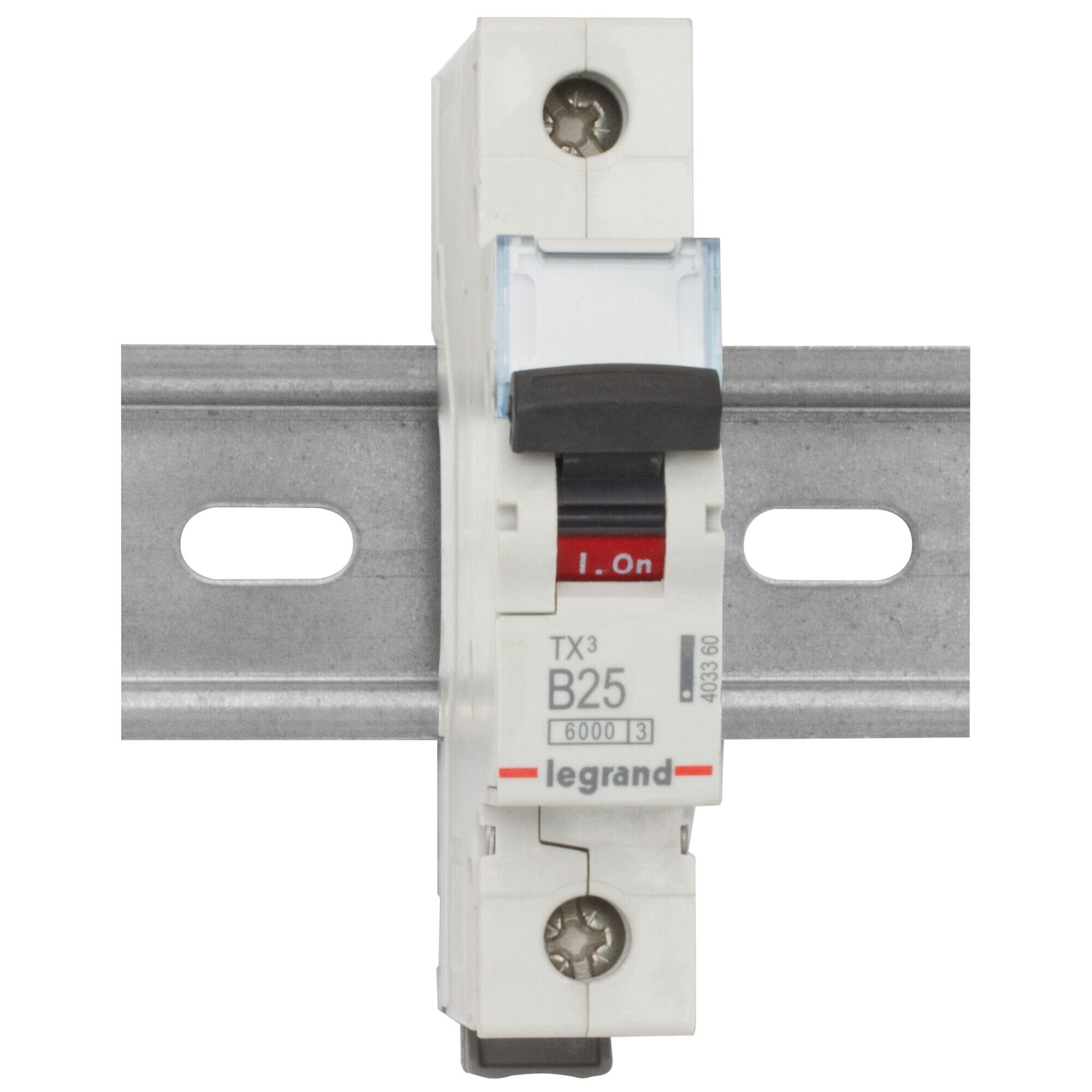Legrand LEXIC TX³ Leitungsschutzschalter 1‑polig B‑Charakteristik 25 A | 6 kA 230 V AC • 50/60 Hz • IP20 • 1 TE