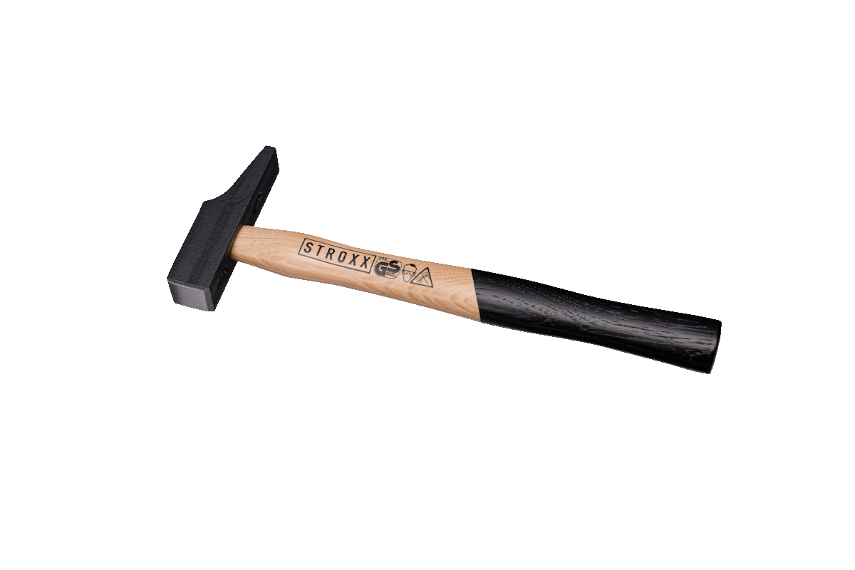 STROXX Schreinerhammer 22 mm – GS-geprüfter Premium Hammerkopf aus Spezialstahl • Ergonomischer Hickory-Stiel • Ideal für Möbeltischler & Holzprofis