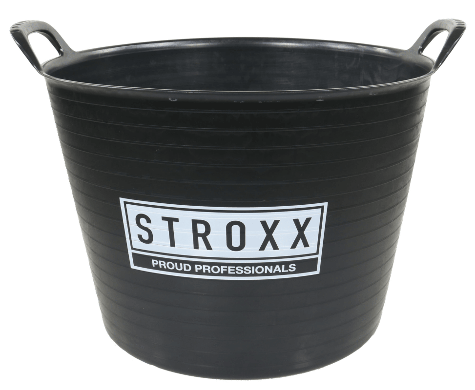 STROXX® 42 l Bau- & Montage-Eimer – Industrie-Kübel mit 2 robusten Griffen, flexiblem Polyethylen, 65 kg Tragkraft pro Griff, langlebig & vielseitig einsetzbar