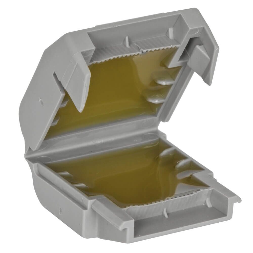 WAGO Gelbox Größe 1 – IPX8 Abdichtung für Aderleitungen, UV-beständig, halogenfrei, wartungsfrei, für Verbindungsdosen & Installationsklemmen – Ideal für Feuchtraum & Außenbereich